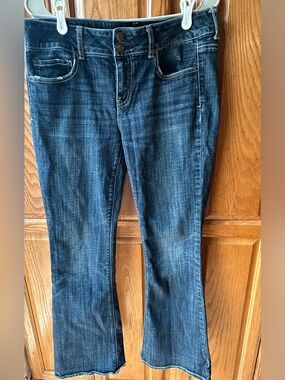 American Eagle Outfitters Dark Blue Bootcut Jeans Size 10